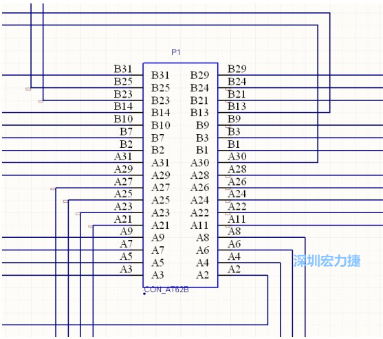 雙擊 1.SchDoc，文件可以被正常打開，下圖是其中的一部分：