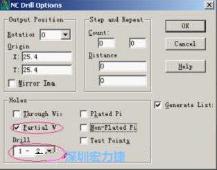 轉(zhuǎn)完Gerber后，接著還需轉(zhuǎn)鉆孔，通孔和盲、埋孔的轉(zhuǎn)法有所不同，轉(zhuǎn)通孔只須點(diǎn)擊Add，在彈出的窗口Document Name輸入文件名