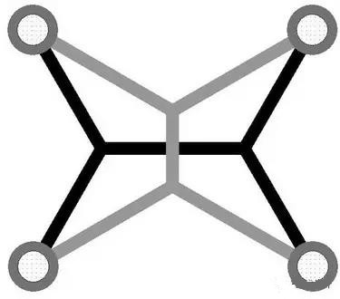 灰色Steiner樹(shù)不是最優(yōu)的，但黑色Steiner樹(shù)是最優(yōu)的。