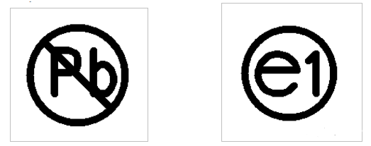 如果PCB板為無(wú)鉛制程，為了與有鉛的PCB區(qū)分開(kāi)來(lái)，通常會(huì)在板上標(biāo)注無(wú)鉛制程符號(hào)